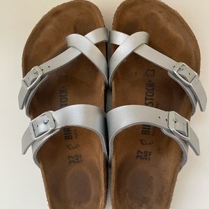 Silver Birkenstock Mayari Sandal- 37
